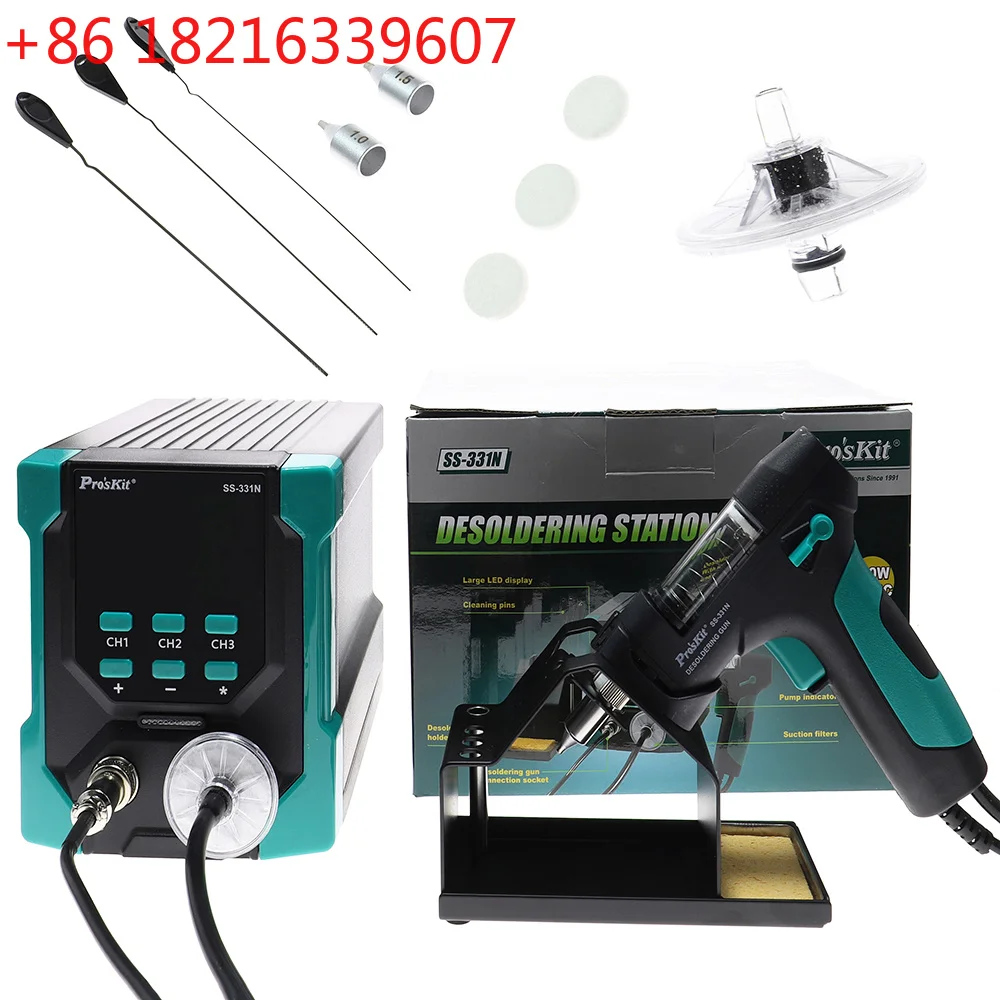 Estación de desoldadura eléctr - Desoldering Pump Electric Vacuum Station reseña y precio