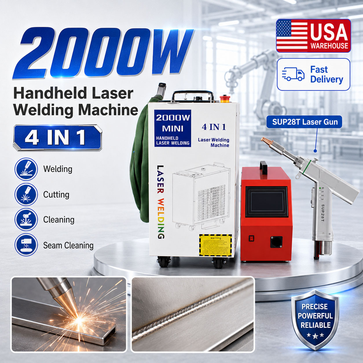 Máquina de Soldadura Láser de  - Laser Soldering Machine Handheld reseña y precio