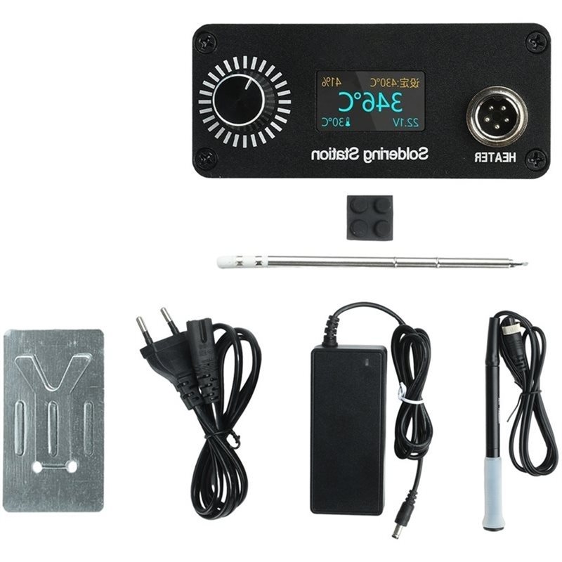 Estación de Soldadura AB11-T12 - T12 Soldering Station Oled reseña y precio
