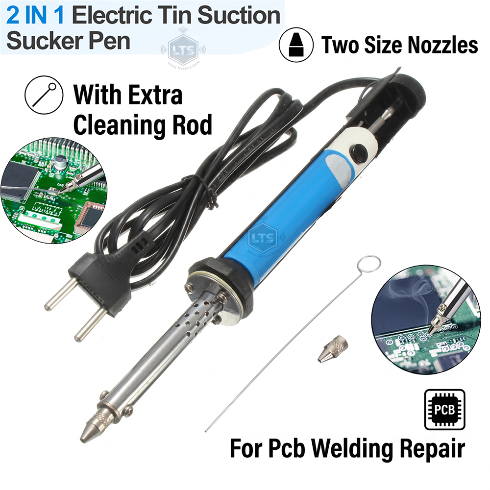 Herramienta de Soldadura Eléct - Desoldering Pump Electric Vacuum Station reseña y precio