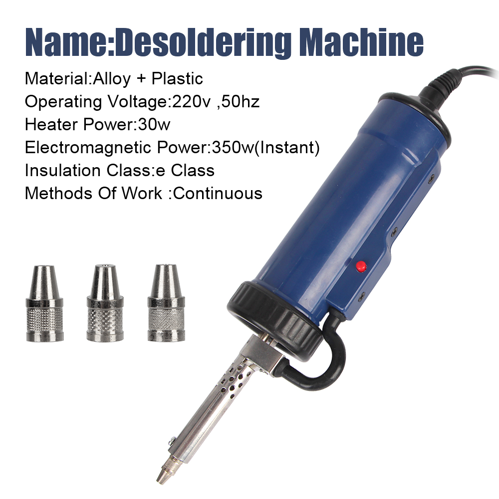 Bomba de extracción Con 3 boqu - Desoldering Pump Electric Vacuum Station reseña y precio